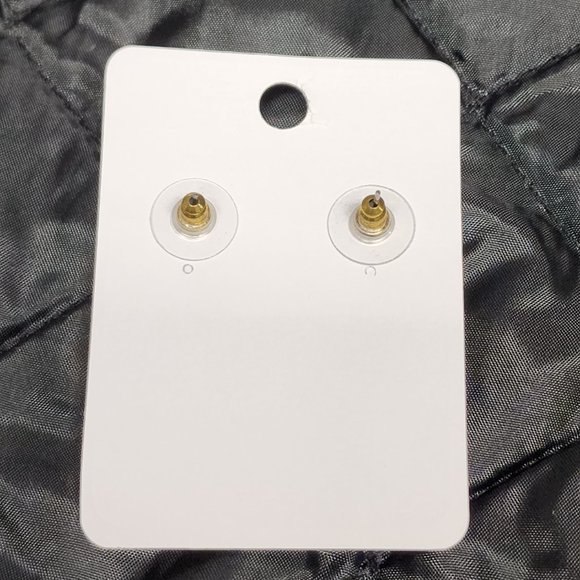 Blue and red color pierced Earing. condition new - Picture 4 of 4